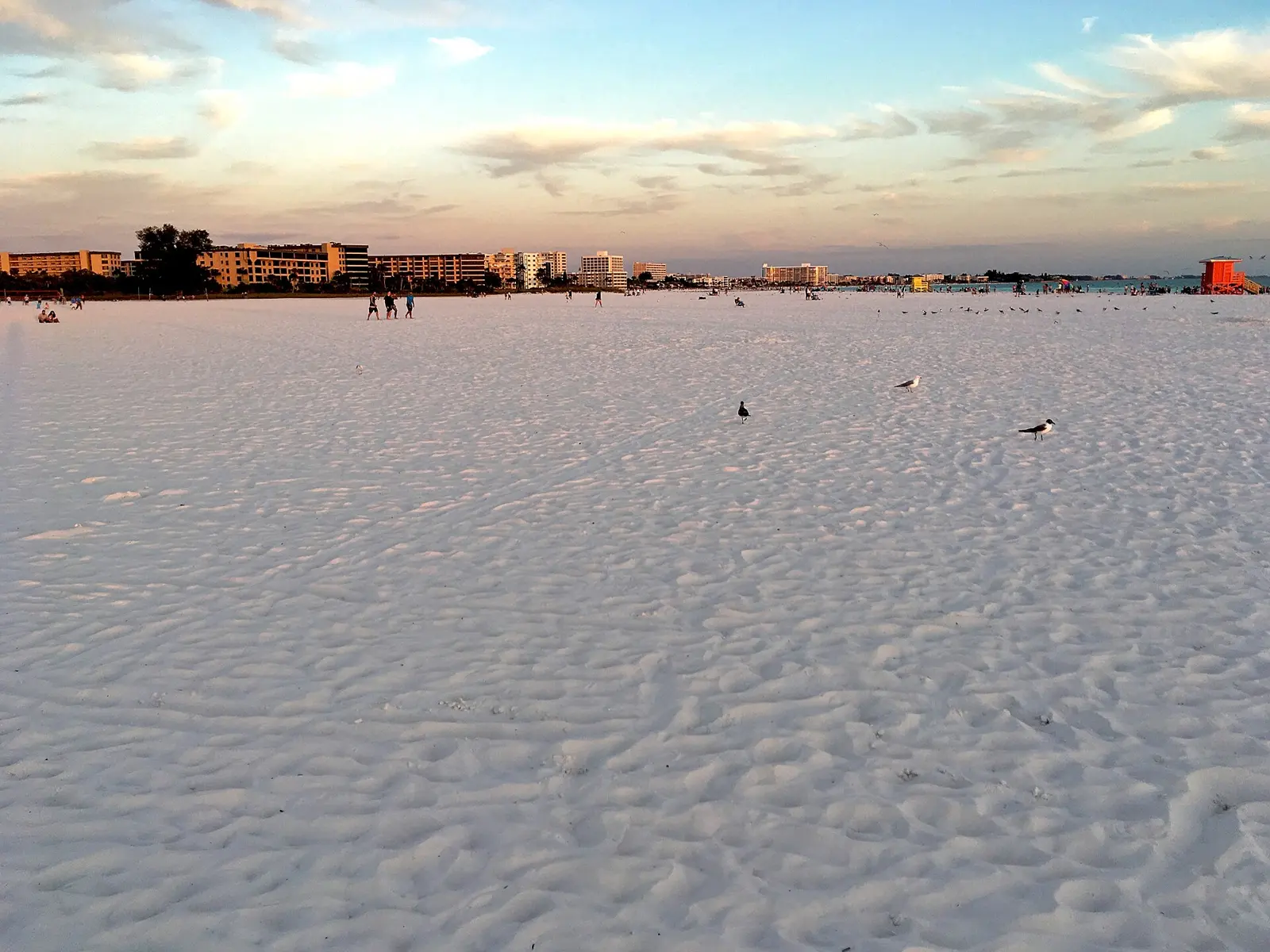 Sunset at Siesta Beach on Siesta Key