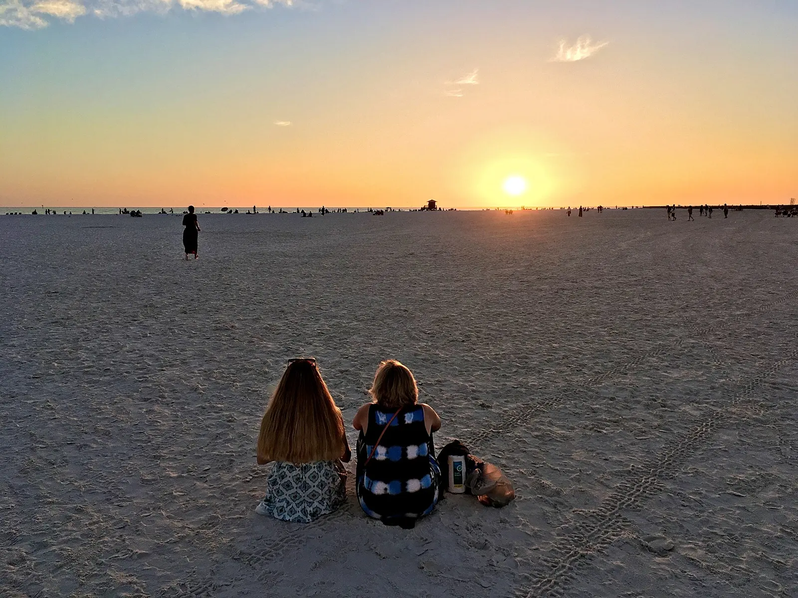 Sunset at Siesta Beach on Siesta Key