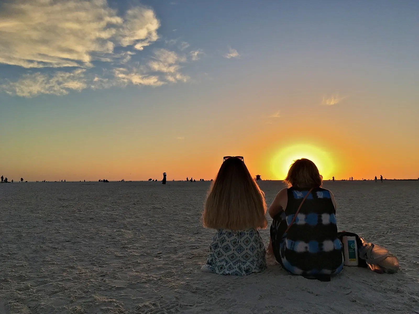 Sunset at Siesta Beach on Siesta Key