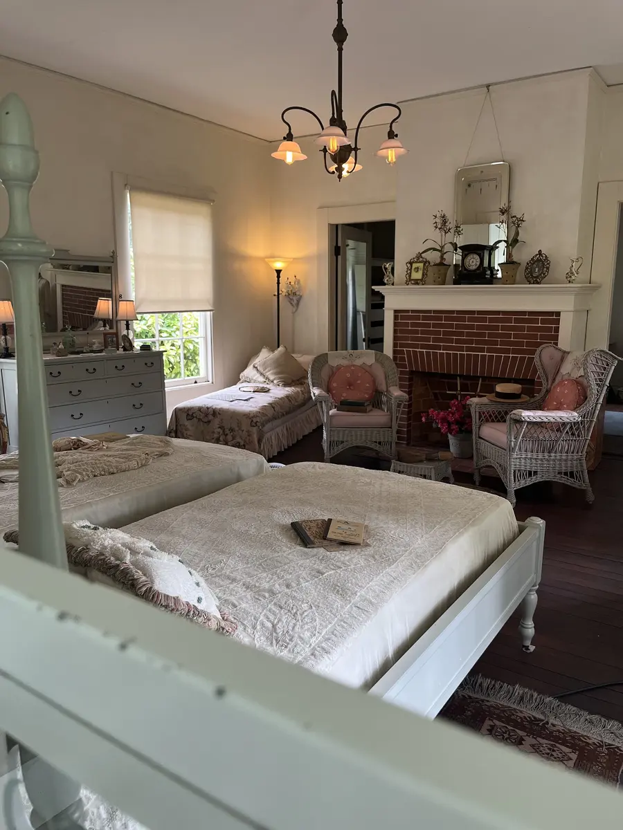 A bedroom at Thomas Edison’s winter estate Seminole Lodge in Fort Myers, FL.