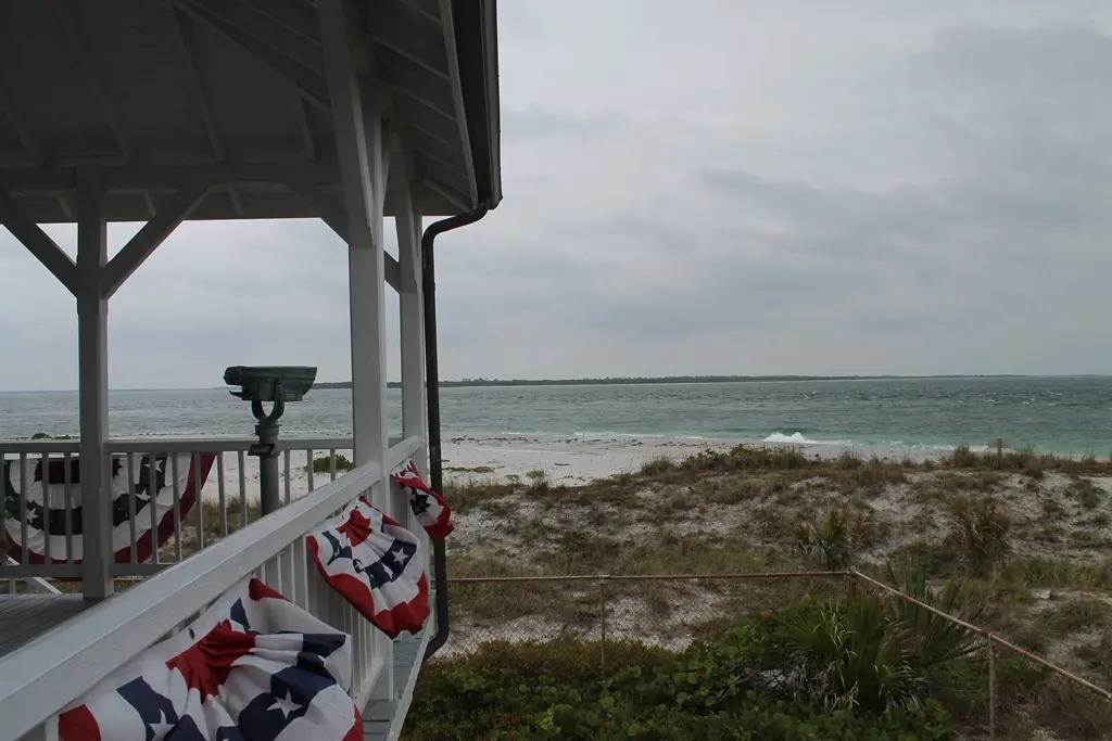 Beach and Gulf of Mexico from Boca Grande Lighthouse