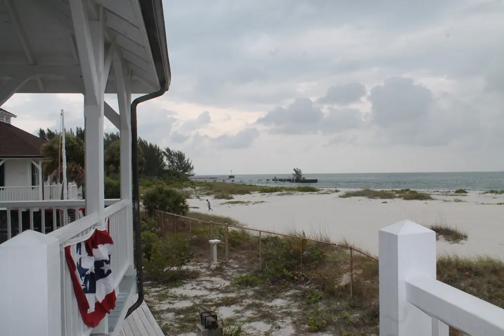 Beach and Gulf of Mexico from Boca Grande Lighthouse