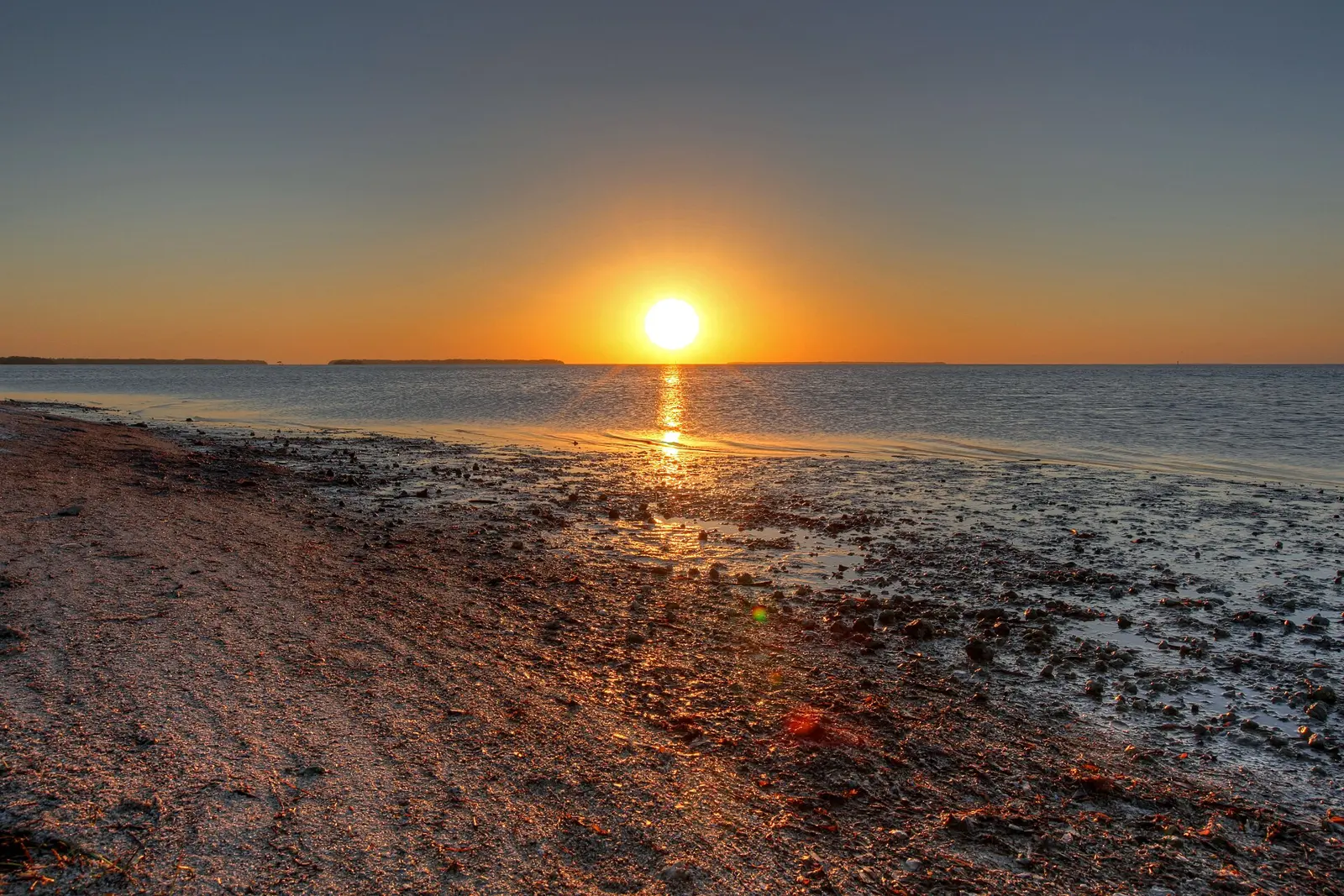 Beached sunset, NPSphoto, G.Gardner