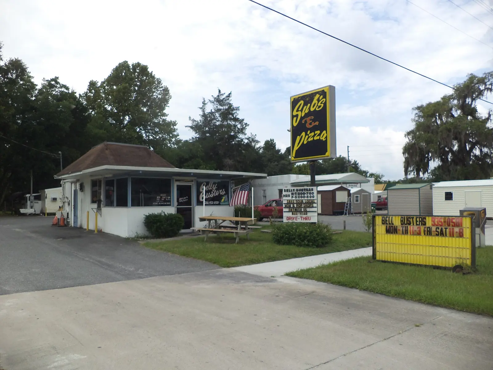 Belly Busters Subs & Pizza, 508 U.S. 27, Branford, Suwannee County, Florida