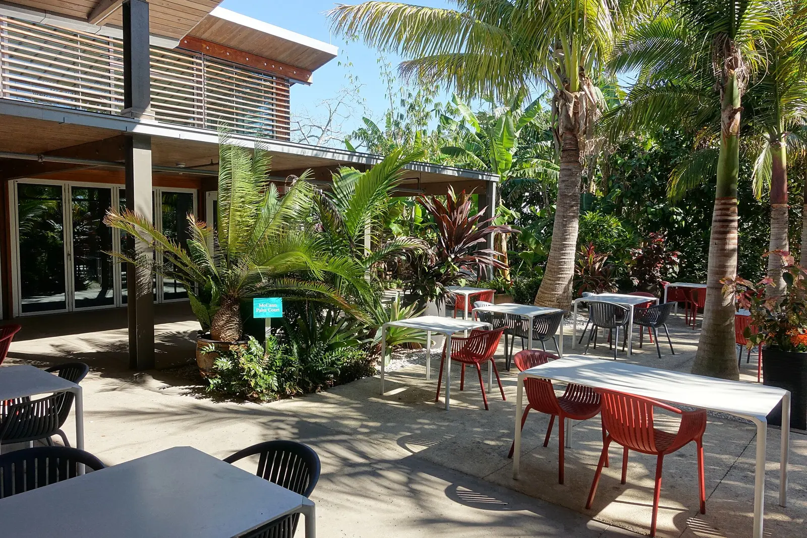 Cafe - Naples Botanical Garden - Naples, Florida, USA.