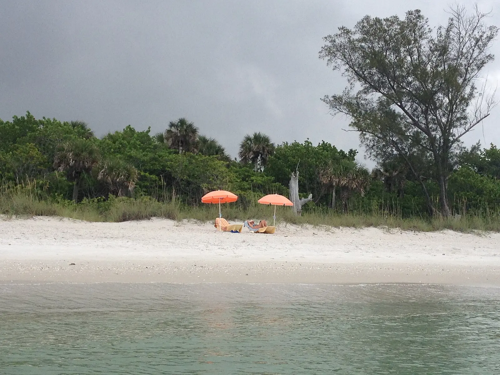 Vacationers at Delnor-Wiggins Pass State Park