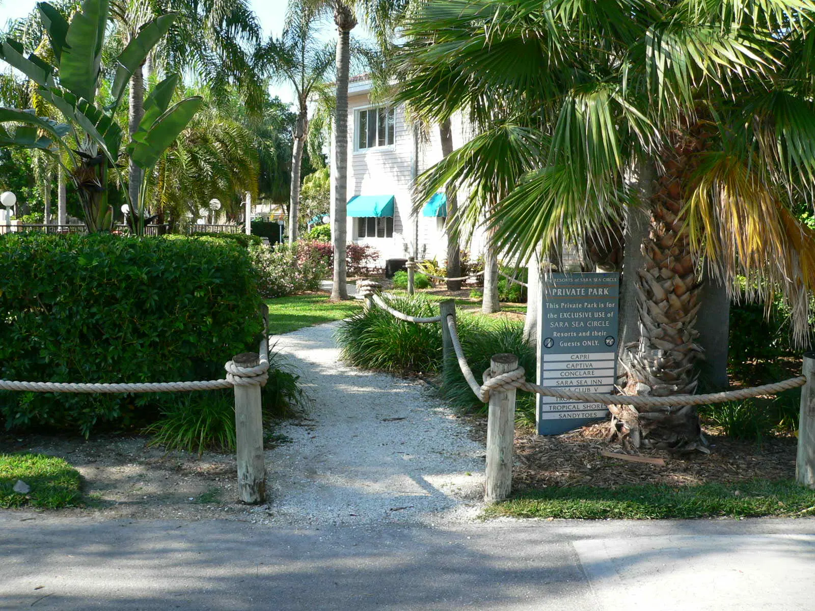 Entrance to Tropical Shores