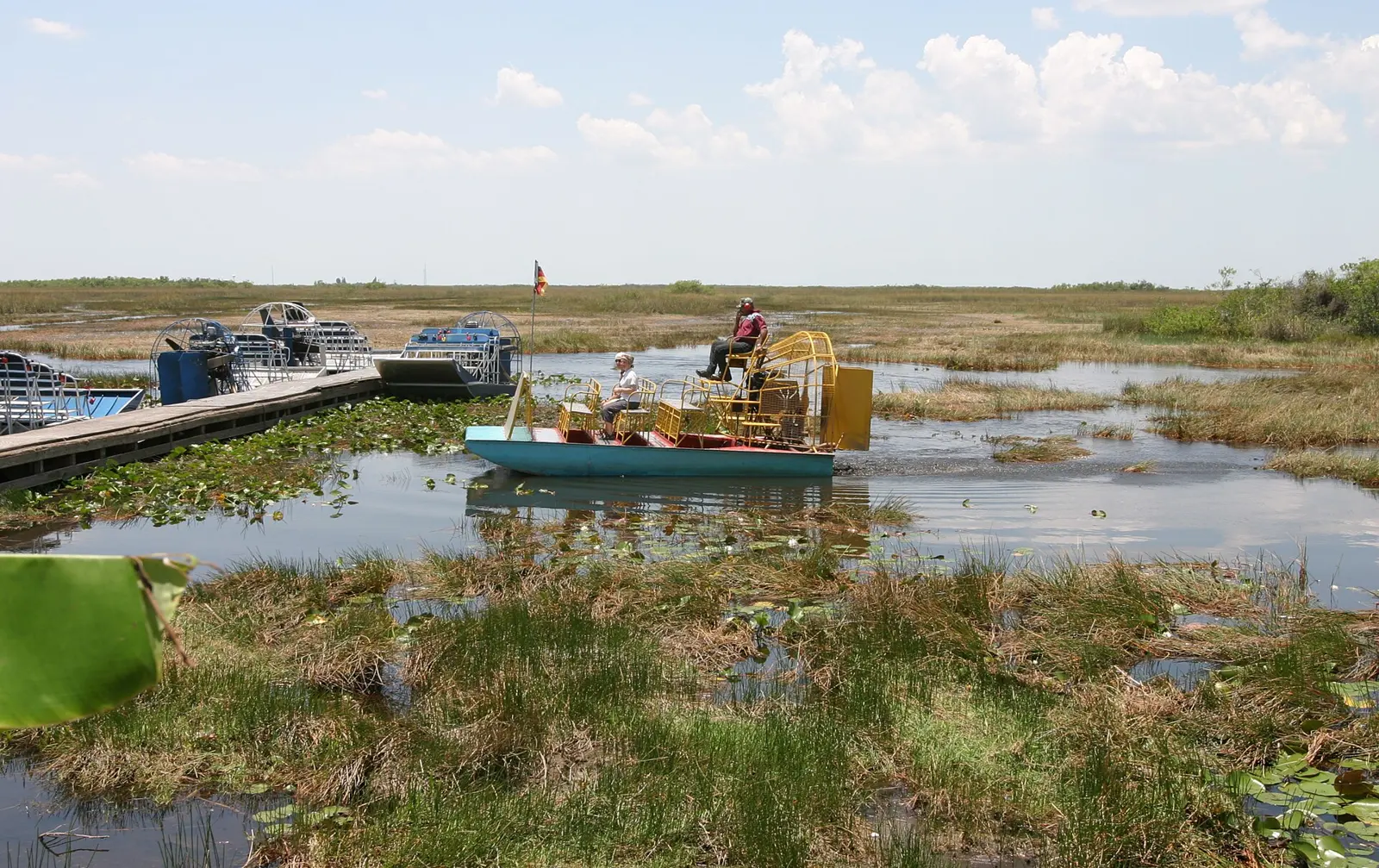 Airboat tours at the Florida Everglades