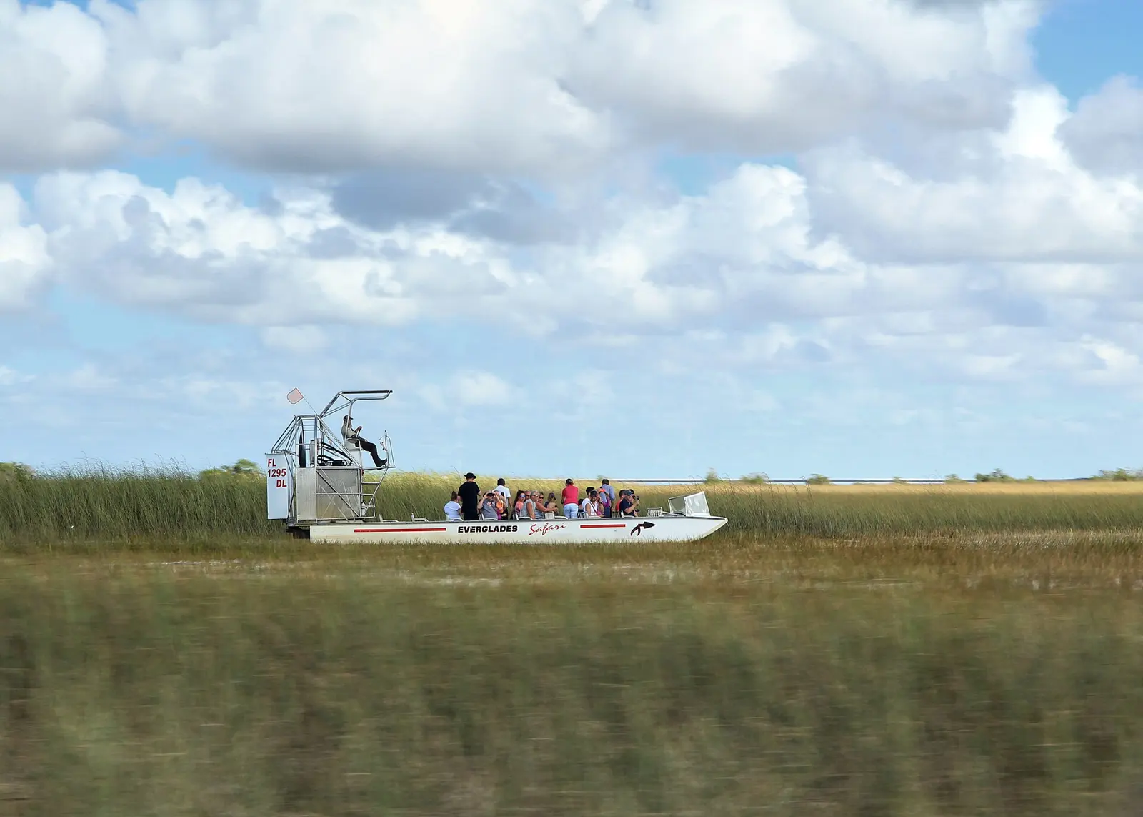 Airboat in the Florida Everglades National park