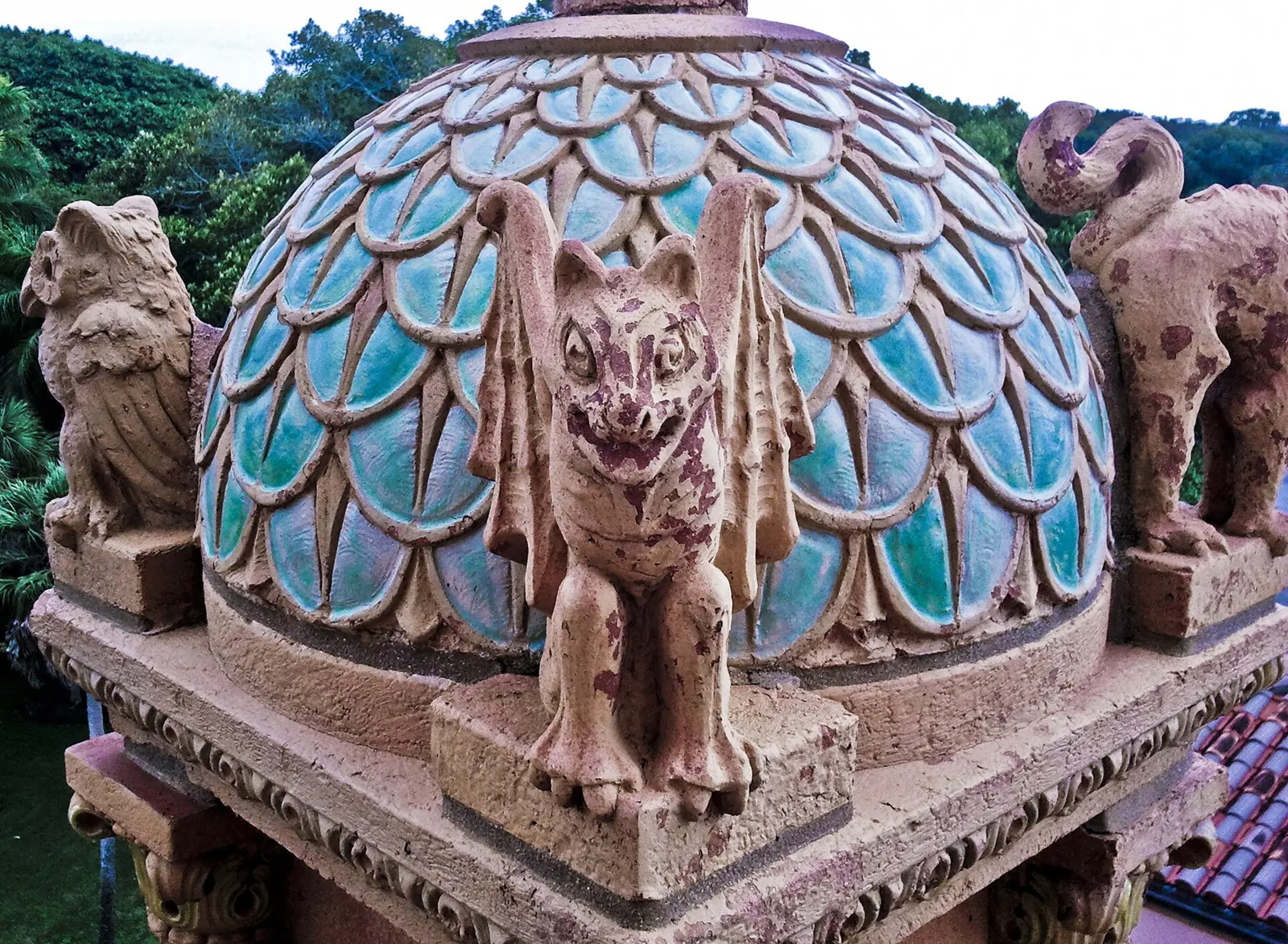 500px provided description: Tower: Ca' d'Zan Mansion [#tower ,#gargoyle ,#ringling ,#Ca' d'Zan Mansion]