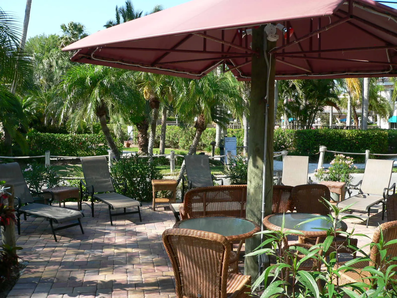 Grill area of Sara Sea Inn