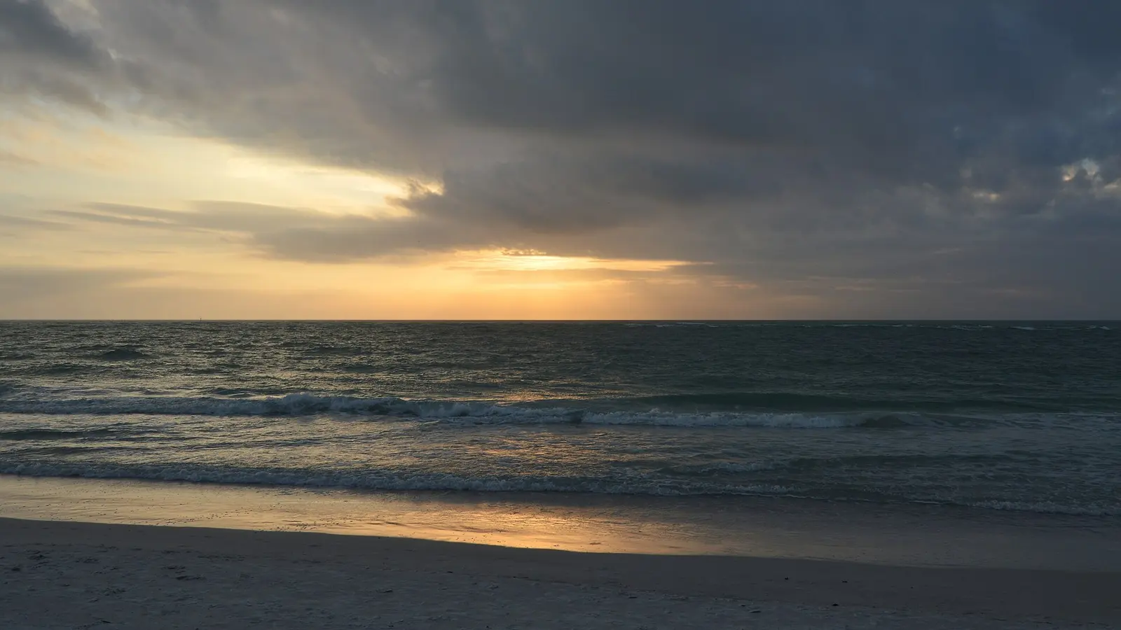 Gulf of Mexico at Lido Key in Sarasota, Florida, United States of America.