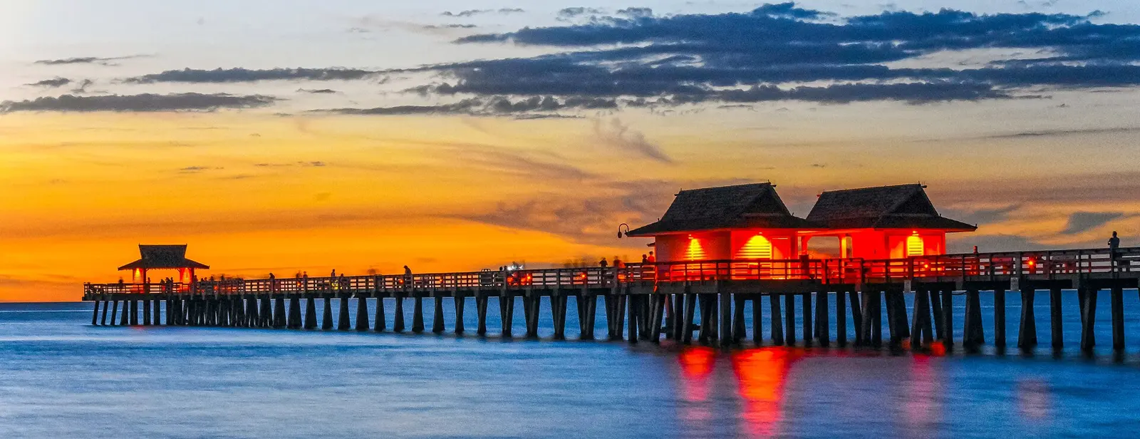 Naples Pier After Sundown