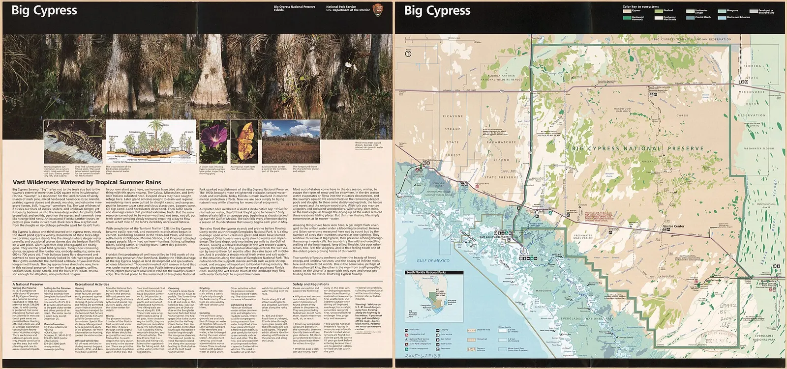'*GPO: 2004--304-337/00116. Reprint 2004.' Shows areas of different ecosystems. Depths shown by gradient tints. Title from panel. Includes inset of 'South Florida