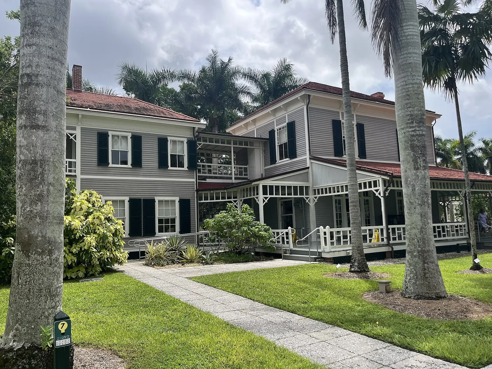Seminole Lodge, Thomas Edison’s winter home at the Edison and Ford Winter Estates in Fort Myers, FL.