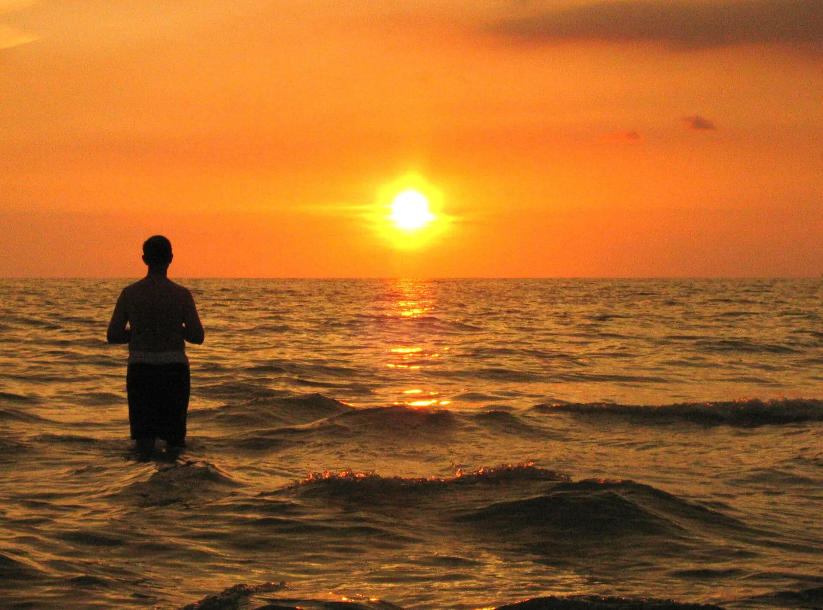 Siesta key sunset. Sarasota.