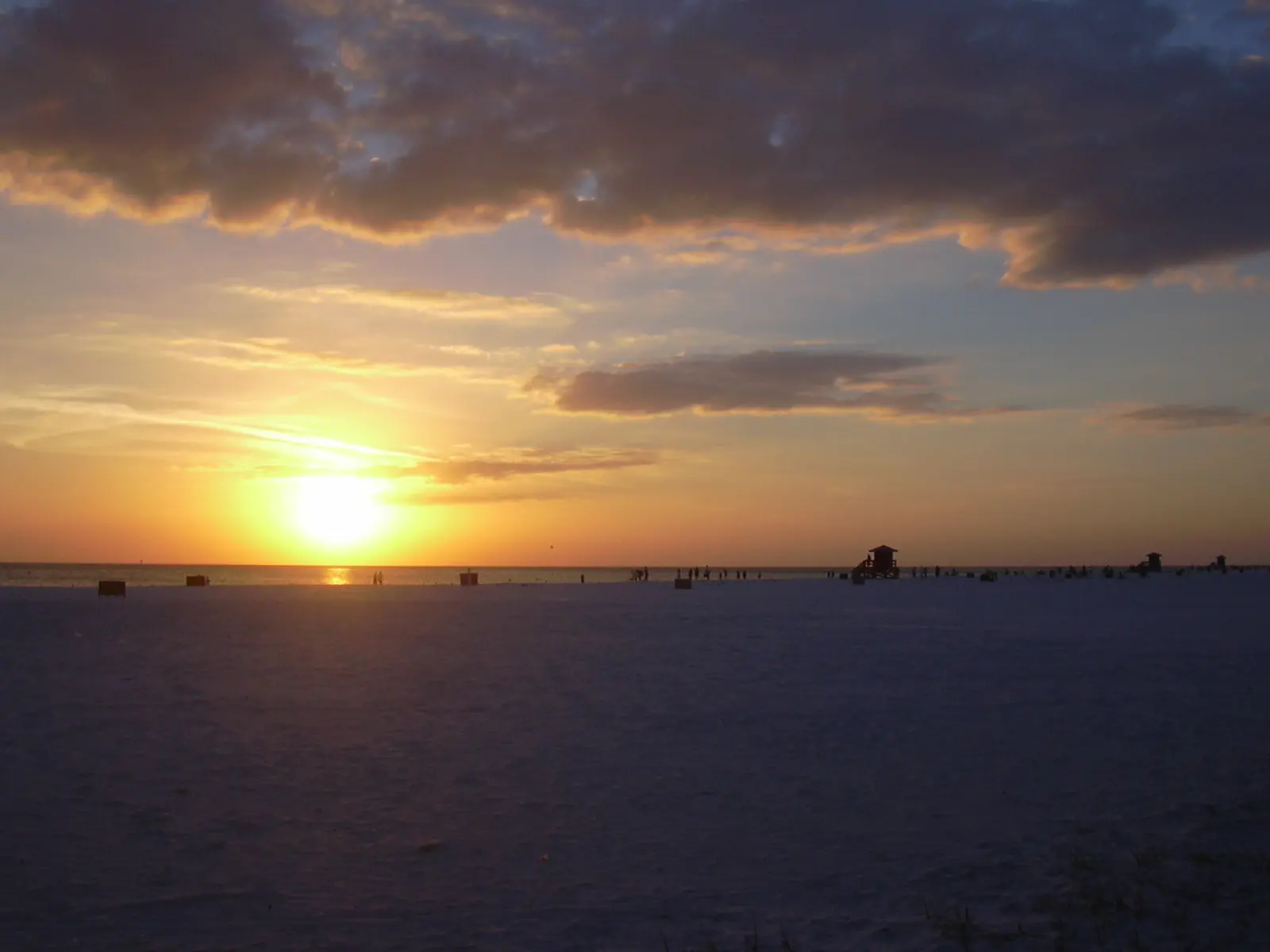 Sunset. Location: Florida, Siesta Key Beach